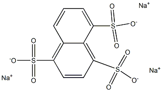 1,4,5-Naphthalenetrisulfonic acid trisodium salt Struktur