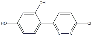 4-(6-Chloro-3-pyridazinyl)resorcinol Struktur