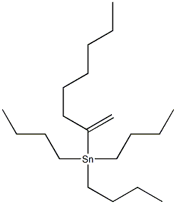 2-(Tributylstannyl)-1-octene Struktur