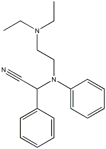 [N-[2-(Diethylamino)ethyl]anilino]phenylacetonitrile Struktur