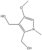 4-Methoxy-1-methyl-1H-pyrrole-2,3-dimethanol Struktur