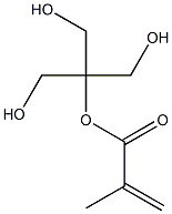 Methacrylic acid 2-hydroxy-1,1-bis(hydroxymethyl)ethyl ester Struktur