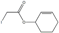 Iodoacetic acid 2-cyclohexenyl ester Struktur