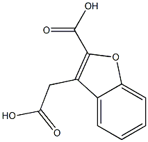 2-Carboxybenzofuran-3-acetic acid Struktur