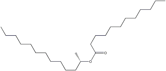 [S,(+)]-2-Tridecanol laurate Struktur