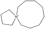 5-Azoniaspiro[4.8]tridecane Struktur