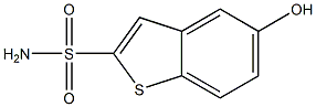 5-Hydroxybenzo[b]thiophene-2-sulfonamide Struktur