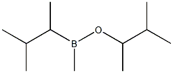 Methyl(1,2-dimethylpropyl)[(1,2-dimethylpropyl)oxy]borane Struktur