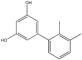 5-(2,3-Dimethylphenyl)benzene-1,3-diol Struktur