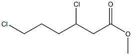 3,6-Dichlorocaproic acid methyl ester Struktur