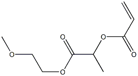 2-(Acryloyloxy)propionic acid 2-methoxyethyl ester Struktur