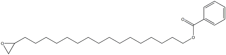 Benzoic acid 17,18-epoxyoctadecan-1-yl ester Struktur