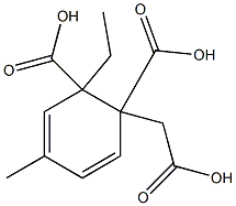 5-Methylphthalic acid 1-ethyl 2-carboxymethyl ester Struktur