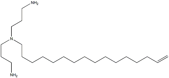 N,N-Bis(3-aminopropyl)-15-hexadecen-1-amine Struktur