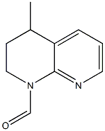 3,4-Dihydro-4-methylpyrido[2,3-b]pyridine-1(2H)-carbaldehyde Struktur