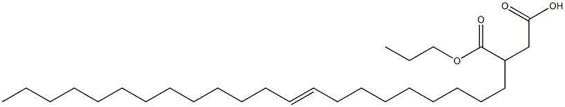 3-(9-Docosenyl)succinic acid 1-hydrogen 4-propyl ester Struktur