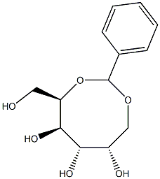 2-O,6-O-Benzylidene-L-glucitol Struktur