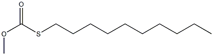 2-Thiadodecanoic acid methyl ester Struktur