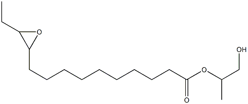 11,12-Epoxytetradecanoic acid 2-hydroxy-1-methylethyl ester Struktur