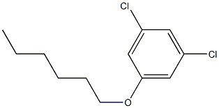 1-(Hexyloxy)-3,5-dichlorobenzene Struktur