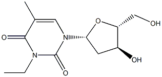 3-Ethylthymidine Struktur