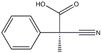 [R,(-)]-2-Cyano-2-phenylpropionic acid Struktur