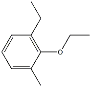 1-Ethoxy-2-methyl-6-ethylbenzene Struktur