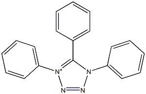 1,4,5-Triphenyl-1H-tetrazol-4-ium Struktur