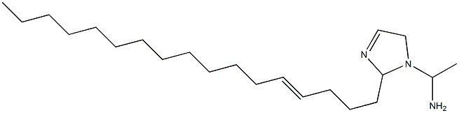 1-(1-Aminoethyl)-2-(4-heptadecenyl)-3-imidazoline Struktur