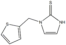 1-(2-Thienylmethyl)-1H-imidazole-2(3H)-thione Struktur