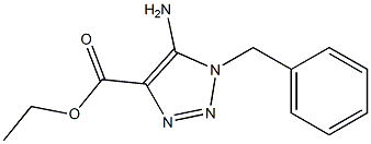 1-[Benzyl]-5-amino-1H-1,2,3-triazole-4-carboxylic acid ethyl ester Struktur