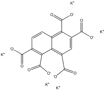 1,2,4,5,6-Naphthalenepentacarboxylic acid pentapotassium salt Struktur