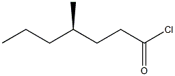 [R,(-)]-4-Methylheptanoyl chloride Struktur