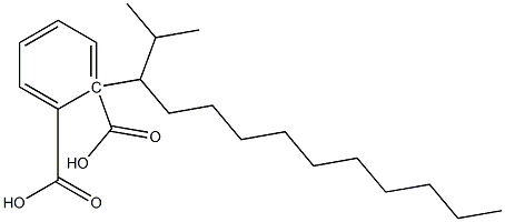 (-)-Phthalic acid hydrogen 1-[(S)-1-isopropylundecyl] ester Struktur