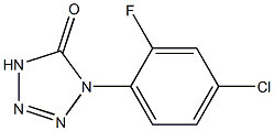 1-(2-Fluoro-4-chlorophenyl)-1H-tetrazol-5(4H)-one Struktur