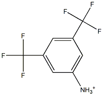 3,5-Di(trifluoromethyl)anilinium Struktur