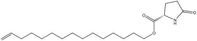 (S)-5-Oxopyrrolidine-2-carboxylic acid 14-pentadecenyl ester Struktur