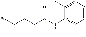 N-(2,6-Dimethylphenyl)-4-bromobutanamide Struktur