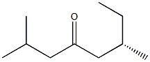 [S,(+)]-2,6-Dimethyl-4-octanone Struktur