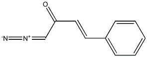 (3E)-1-Diazo-4-phenyl-3-butene-2-one Struktur