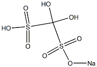 Dihydroxy(sodiosulfo)methanesulfonic acid Struktur