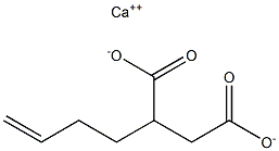 2-(3-Butenyl)succinic acid calcium salt Struktur