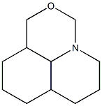 (3aR,6aS,9aR)-Octahydro-1H,3H-2-oxa-3a-aza-9aH-phenalene Struktur