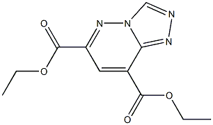 1,2,4-Triazolo[4,3-b]pyridazine-6,8-dicarboxylic acid diethyl ester Struktur