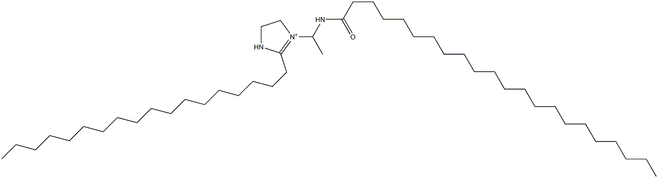 1-[1-(Docosanoylamino)ethyl]-2-octadecyl-1-imidazoline-1-ium Struktur