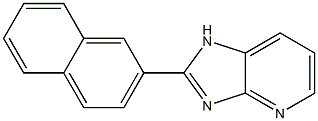 2-(2-Naphtyl)-1H-imidazo[4,5-b]pyridine Struktur