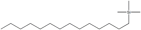 Tetradecyltrimethylsilane Struktur