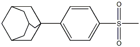 1-[4-(Methylsulfonyl)phenyl]adamantane Struktur