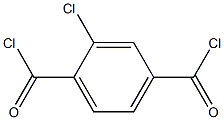 1,4-Bis(chloroformyl)-2-chlorobenzene Struktur