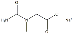 (Carbamoylmethylamino)acetic acid sodium salt Struktur